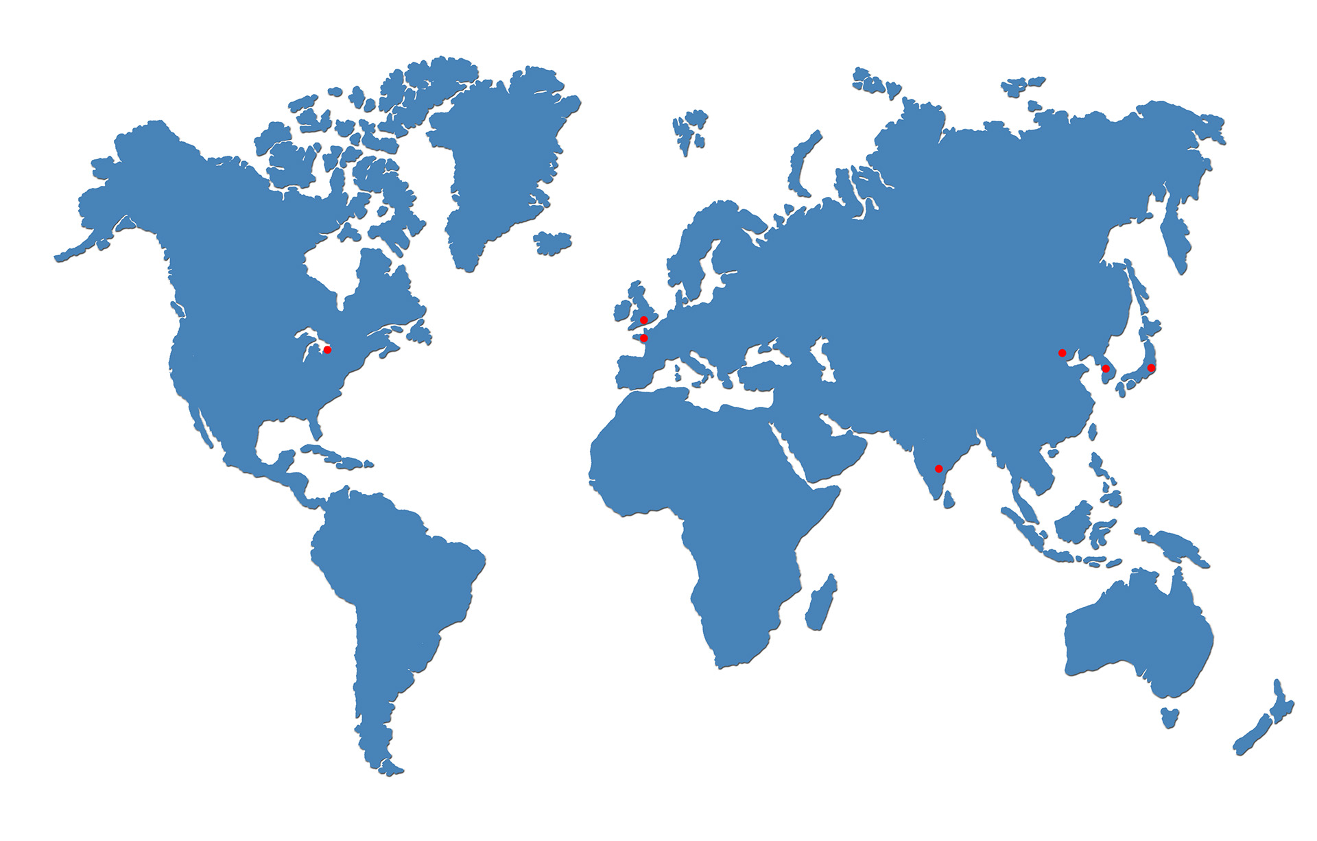 Raddec International Map